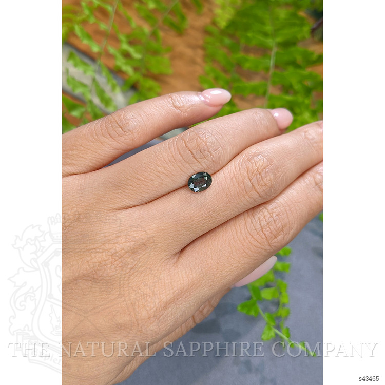 1.24 Ct. Bluish Green Sapphire from Madagascar