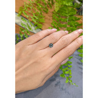 1.51 Ct. Bluish Green Sapphire from Madagascar Life Style