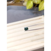 1.08 Ct. Greenish Blue Sapphire from Madagascar Life Style