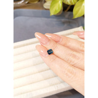 1.12 Ct. Greenish Blue Sapphire from Madagascar Life Style
