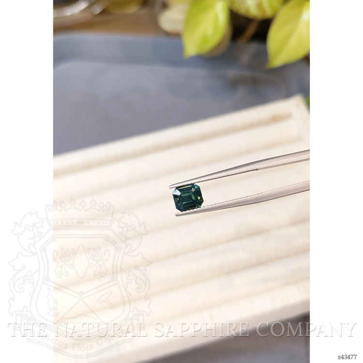 1.60 Ct. Bluish Green Sapphire from Madagascar