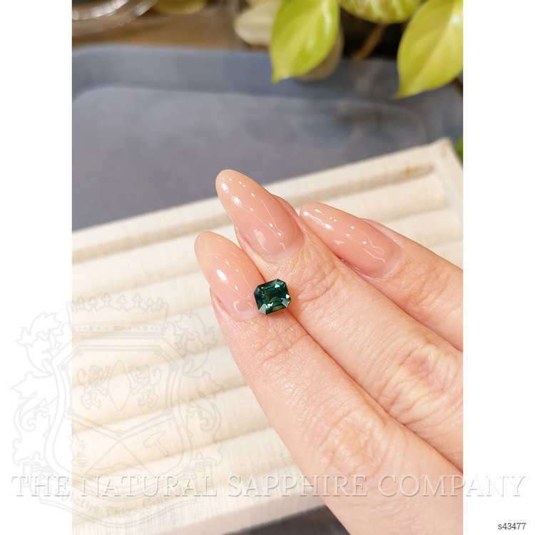 1.60 Ct. Bluish Green Sapphire from Madagascar