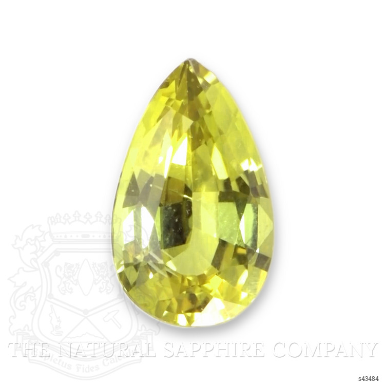 1.04 Ct. Greenish Yellow Sapphire from Madagascar