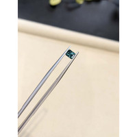 0.78 Ct. Greenish Blue Sapphire from Madagascar Life Style