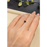 0.54 Ct. Blue Sapphire from Madagascar Life Style