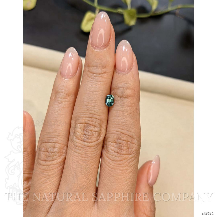 0.78 Ct. Bluish Green Sapphire from Madagascar