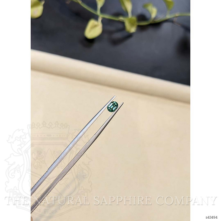 0.78 Ct. Bluish Green Sapphire from Madagascar