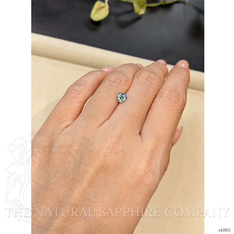0.97 Ct. Greenish Blue Sapphire from Madagascar