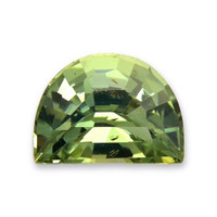 0.74 Ct. Yellowish Green Sapphire from Madagascar Video