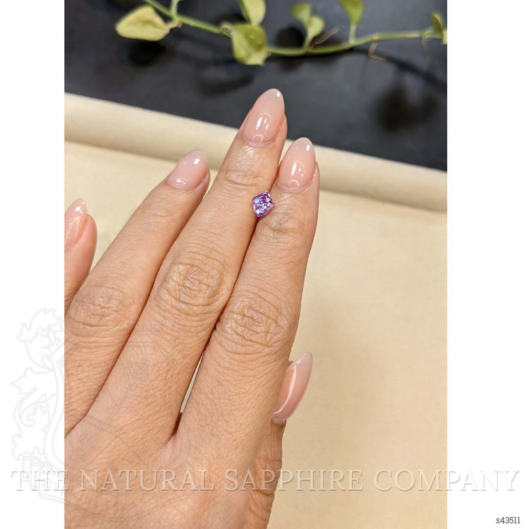 0.77 Ct. Purple Sapphire from Madagascar
