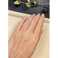 0.77 Ct. Purple Sapphire from Madagascar Life Style