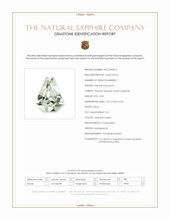 0.92 Ct. Yellowish Green Sapphire from Madagascar Scan Report