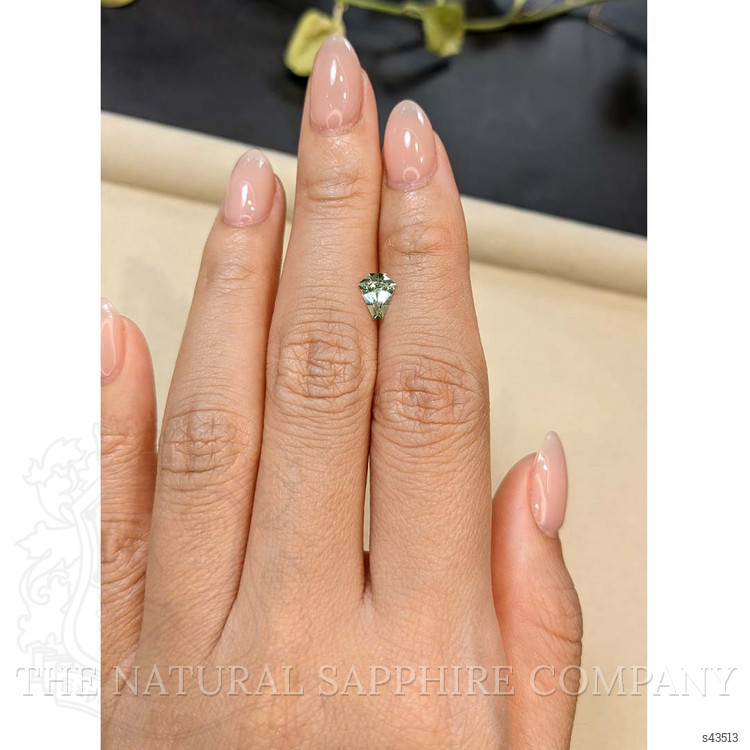0.92 Ct. Yellowish Green Sapphire from Madagascar