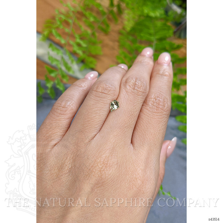0.64 Ct. Yellowish Brown Sapphire from Madagascar