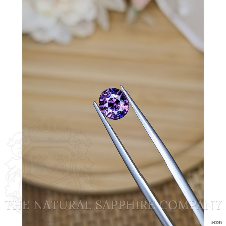 2.10 Ct. Pinkish Purple Sapphire from Ceylon (Sri Lanka)