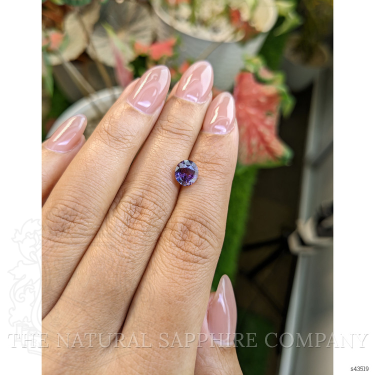 2.10 Ct. Pinkish Purple Sapphire from Ceylon (Sri Lanka)