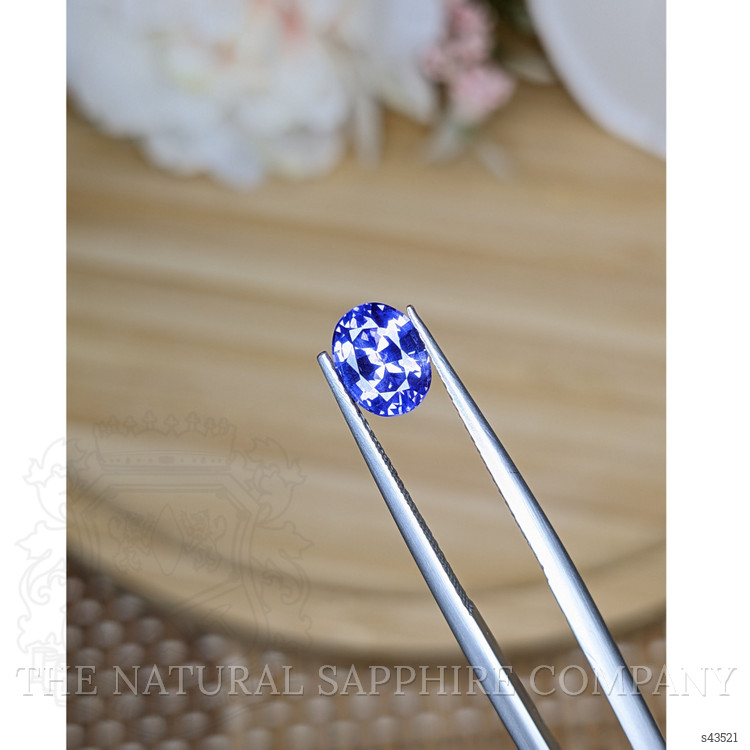1.34 Ct. Blue Sapphire from Ceylon (Sri Lanka)