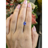 1.34 Ct. Blue Sapphire from Ceylon (Sri Lanka) Life Style