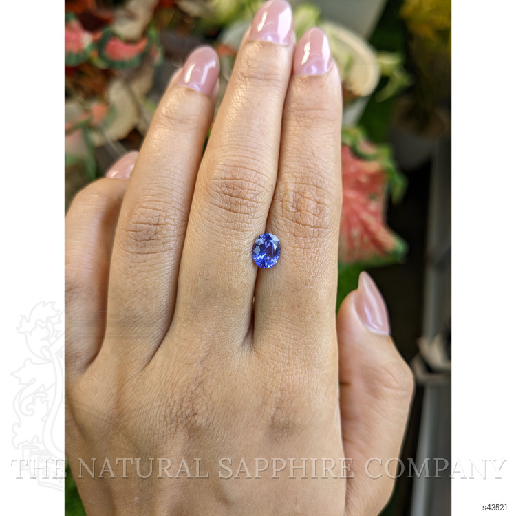 1.34 Ct. Blue Sapphire from Ceylon (Sri Lanka)