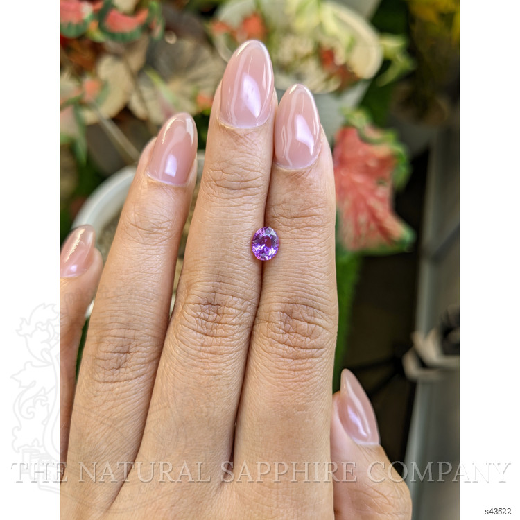 0.96 Ct. Purplish Pink Sapphire from Ceylon (Sri Lanka)