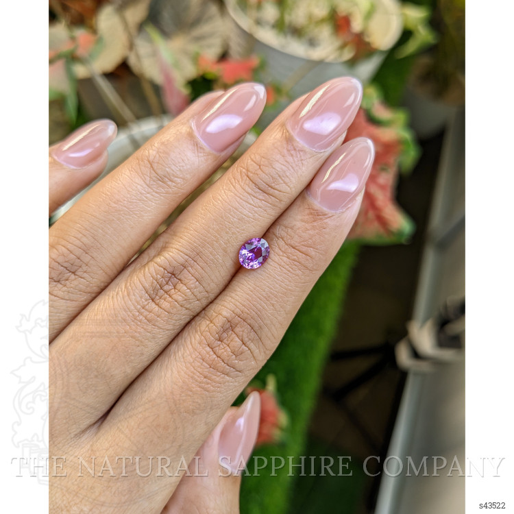 0.96 Ct. Purplish Pink Sapphire from Ceylon (Sri Lanka)