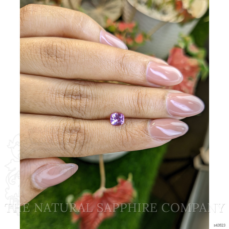 0.83 Ct. Purplish Pink Sapphire from Ceylon (Sri Lanka)