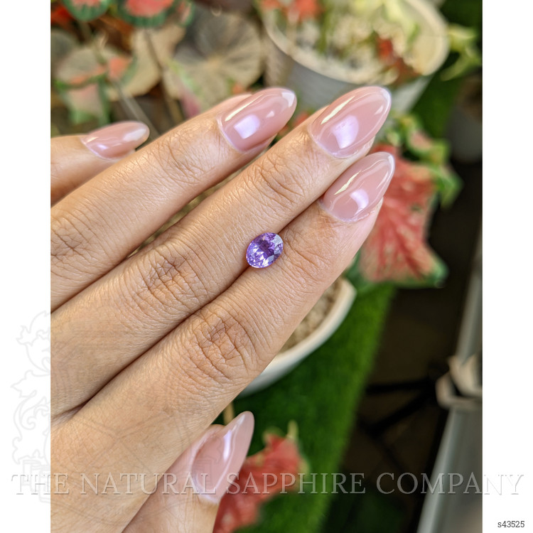 1.27 Ct. Pinkish Purple Sapphire from Ceylon (Sri Lanka)