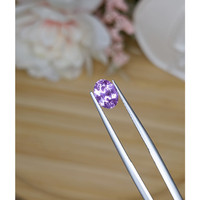 1.27 Ct. Pinkish Purple Sapphire from Ceylon (Sri Lanka) Life Style