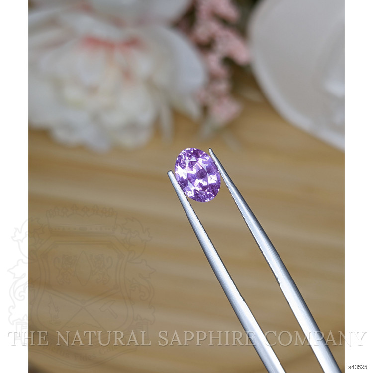 1.27 Ct. Pinkish Purple Sapphire from Ceylon (Sri Lanka)
