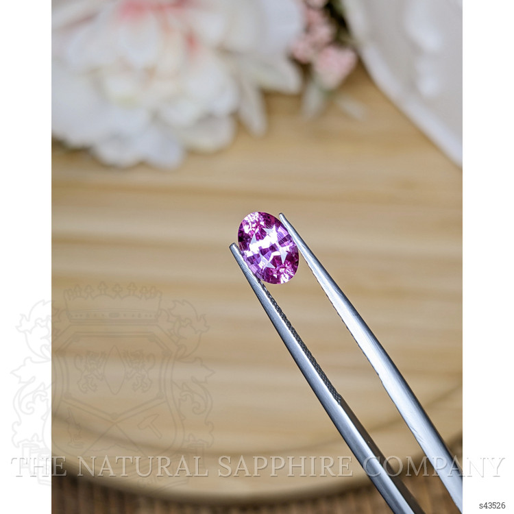 1.24 Ct. Purplish Pink Sapphire from Ceylon (Sri Lanka)