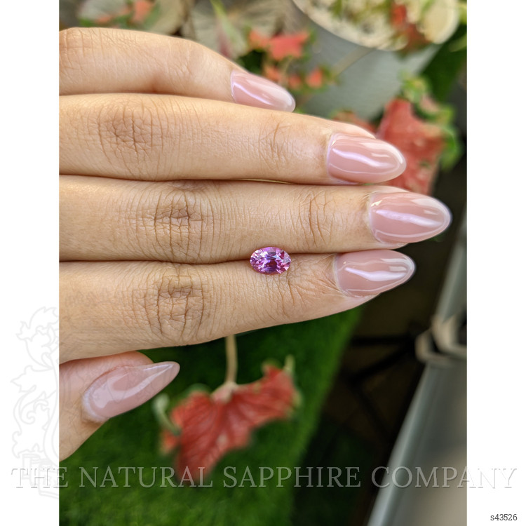 1.24 Ct. Purplish Pink Sapphire from Ceylon (Sri Lanka)