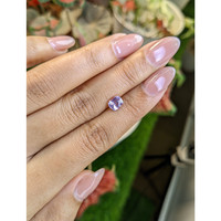 1.10 Ct. Purplish Pink Sapphire from Ceylon (Sri Lanka) Life Style