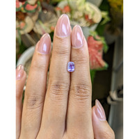 1.19 Ct. Pinkish Purple Sapphire from Ceylon (Sri Lanka) Life Style