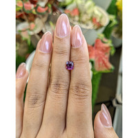 1.27 Ct. Pinkish Purple Sapphire from Ceylon (Sri Lanka) Life Style