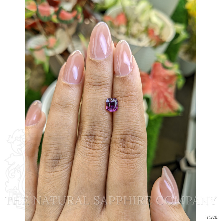 1.27 Ct. Pinkish Purple Sapphire from Ceylon (Sri Lanka)