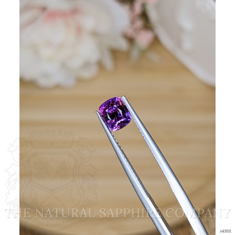 1.27 Ct. Pinkish Purple Sapphire from Ceylon (Sri Lanka)