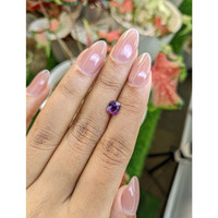 1.27 Ct. Pinkish Purple Sapphire from Ceylon (Sri Lanka) Life Style