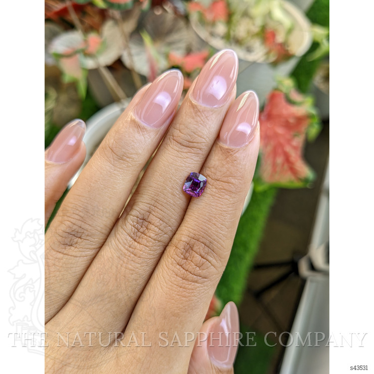 1.27 Ct. Pinkish Purple Sapphire from Ceylon (Sri Lanka)