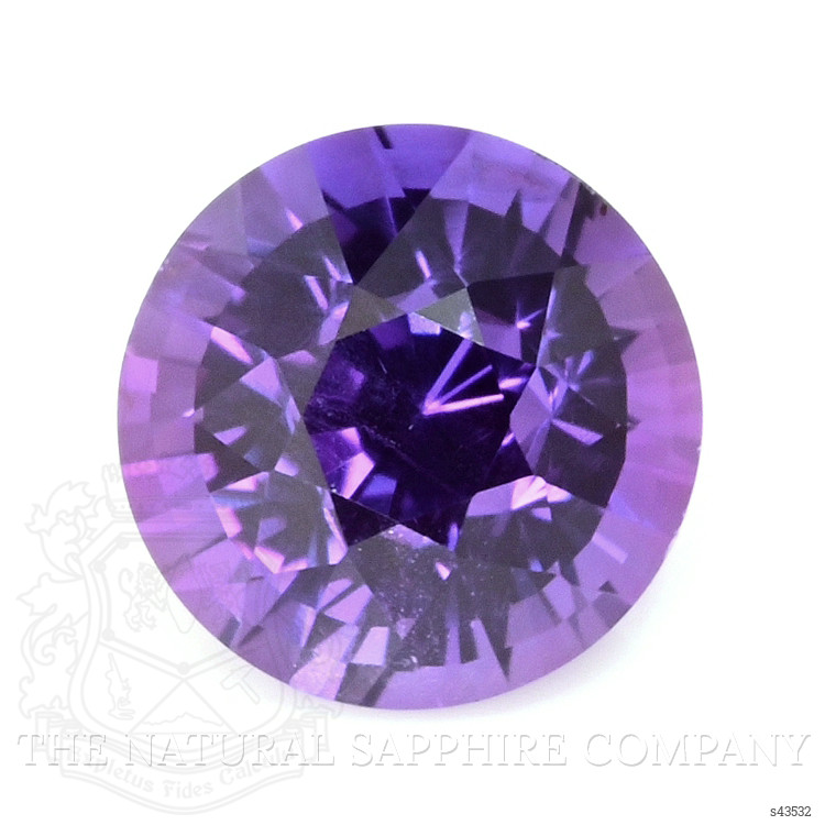 0.69 Ct. Purple Sapphire from Ceylon (Sri Lanka)