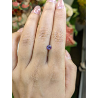 0.69 Ct. Purple Sapphire from Ceylon (Sri Lanka) Life Style