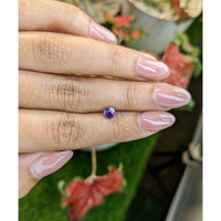 0.69 Ct. Purple Sapphire from Ceylon (Sri Lanka) Life Style