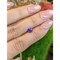 0.69 Ct. Purple Sapphire from Ceylon (Sri Lanka) Life Style