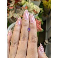 0.80 Ct. Pinkish Purple Sapphire from Ceylon (Sri Lanka) Life Style