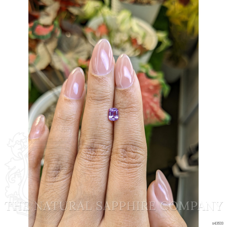 0.80 Ct. Pinkish Purple Sapphire from Ceylon (Sri Lanka)
