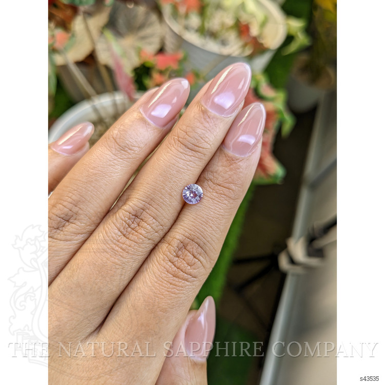 0.76 Ct. Purplish Pink Sapphire from Ceylon (Sri Lanka)