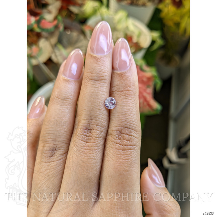 0.76 Ct. Purplish Pink Sapphire from Ceylon (Sri Lanka)