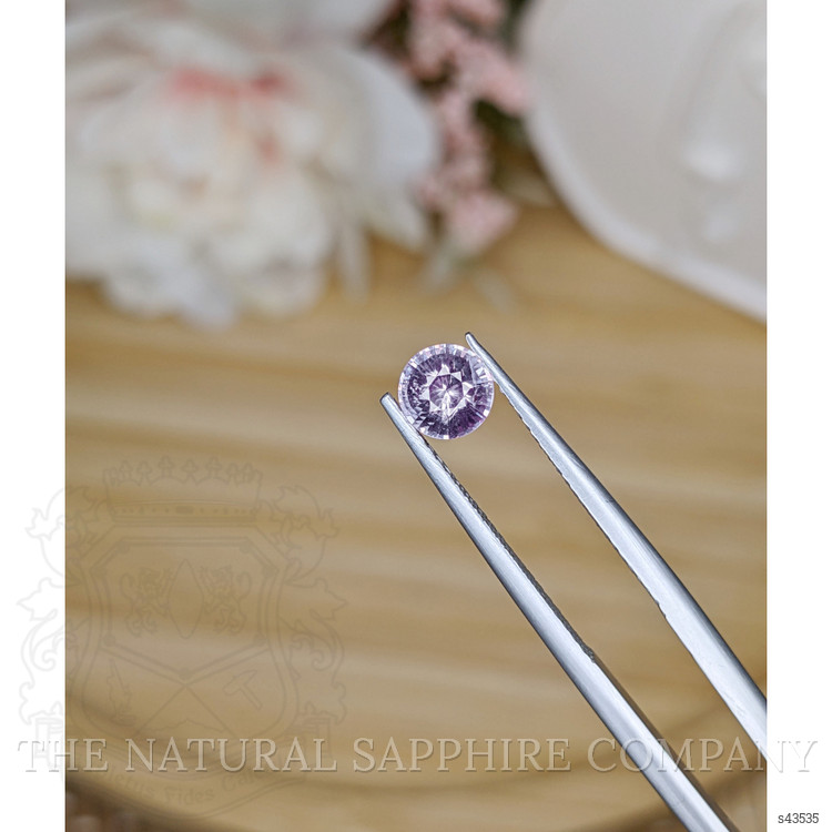 0.76 Ct. Purplish Pink Sapphire from Ceylon (Sri Lanka)