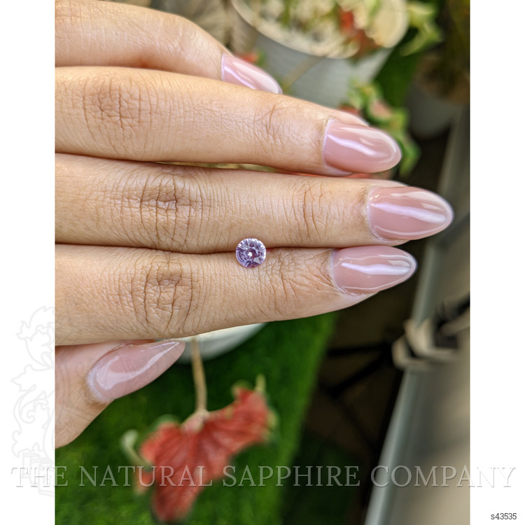 0.76 Ct. Purplish Pink Sapphire from Ceylon (Sri Lanka)