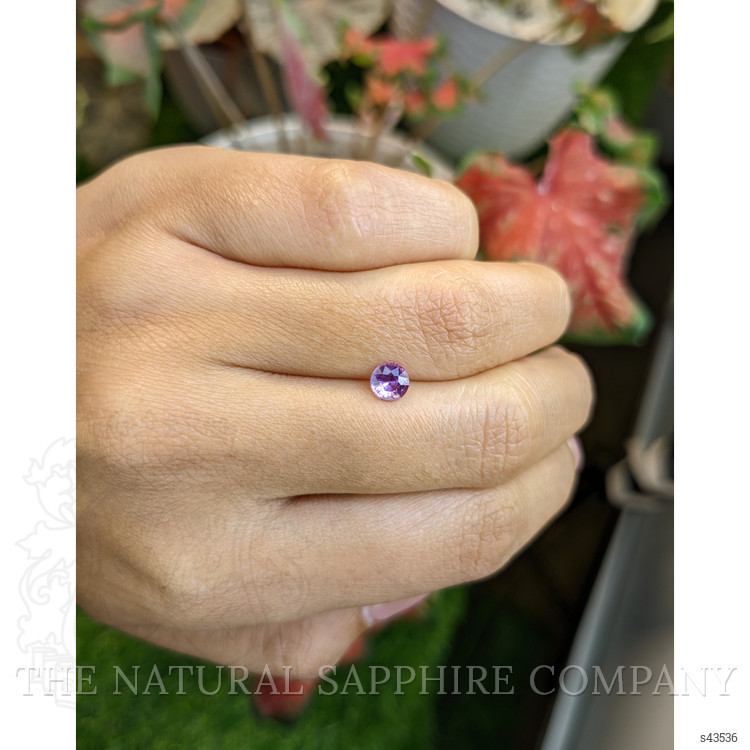 0.46 Ct. Pinkish Purple Sapphire from Ceylon (Sri Lanka)