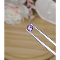 0.46 Ct. Pinkish Purple Sapphire from Ceylon (Sri Lanka) Life Style